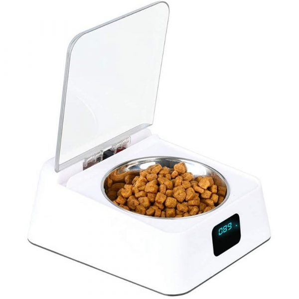 Infrared Sensor Automatically Opens Cover Cat and Dog Feeder Smart Pet Food Bowl_0