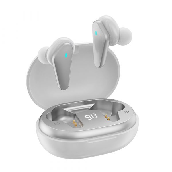TWS Bluetooth 5.0 Binaural Wireless Noise Cancelling Sports Earbud with Mic and Charging Case_0