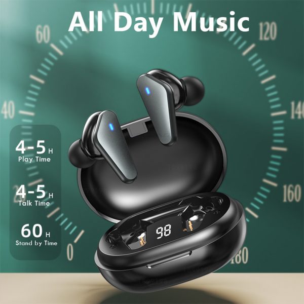 TWS Bluetooth 5.0 Binaural Wireless Noise Cancelling Sports Earbud with Mic and Charging Case_16