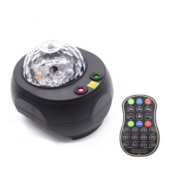 Colorful LED Star Night Light and Rotating Ocean Wave Projector and BT Musical Nebula Lamp_0