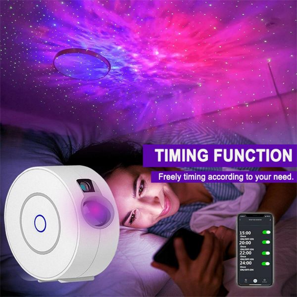 LED Night Light Star Projector with Nebula Cloud, Smart WIFI Bluetooth Projector for App Control_5
