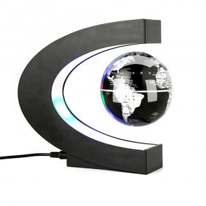 C- Shaped Magnetic Levitation Globe for Desk Table- AU, EU, UK, US Plug