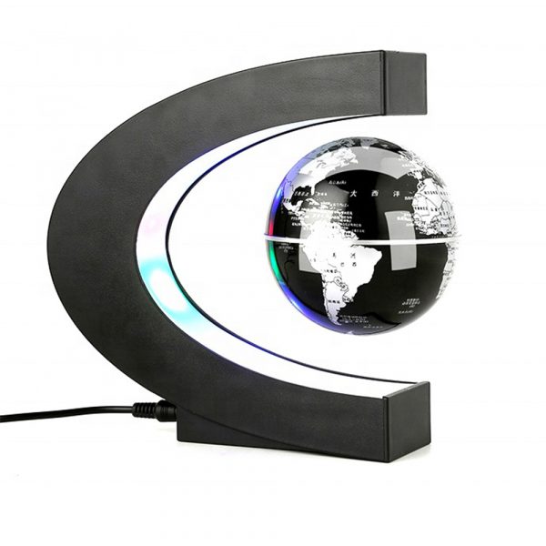 C- Shaped Magnetic Levitation Globe for Desk Table and Home Decoration_0