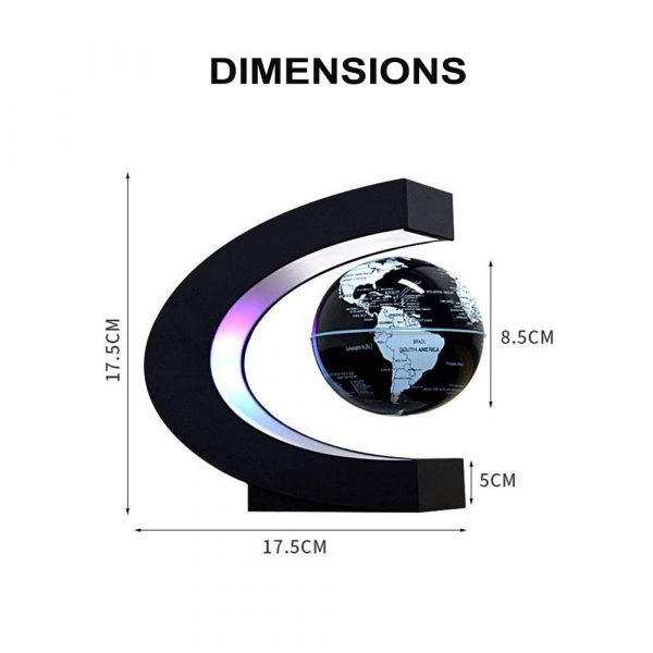 C- Shaped Magnetic Levitation Globe for Desk Table and Home Decoration_8