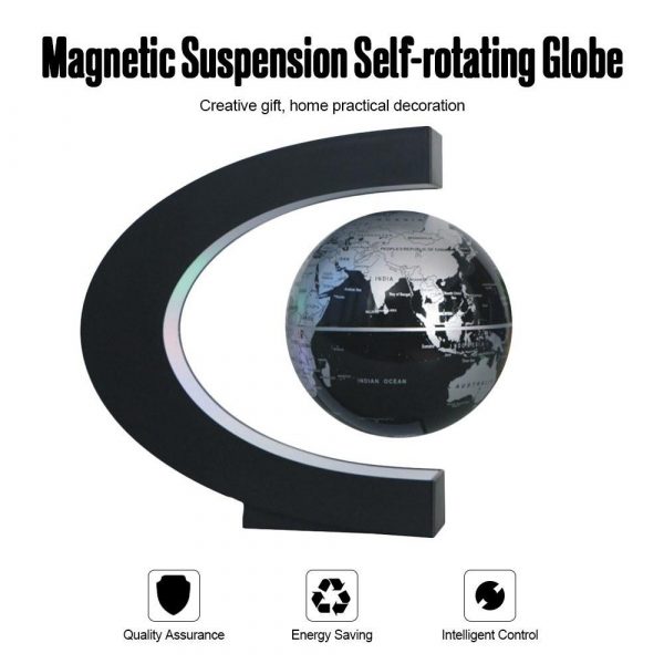 C- Shaped Magnetic Levitation Globe for Desk Table and Home Decoration_12