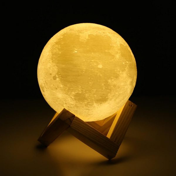 3D Printed Moonlight Lamp in 16 Colors with Remote Control for Bedroom and Home Decoration_5