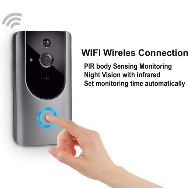 Smart Wireless Wi-Fi HD Video Doorbell for Home Protection and Home Security_5