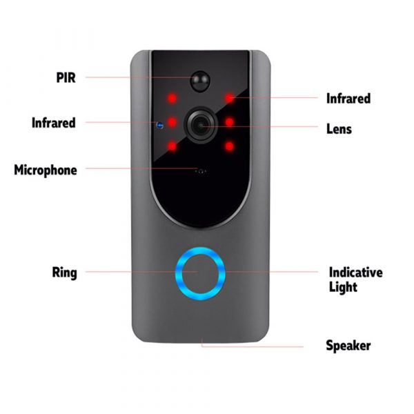 Smart Wireless Wi-Fi HD Video Doorbell for Home Protection and Home Security_13