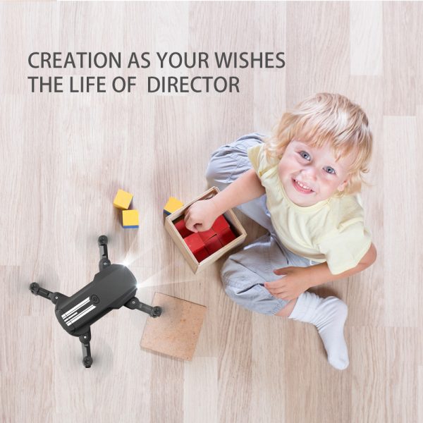 USB Rechargeable 4K Resolution Mini Folding Drone with Remote Control_9
