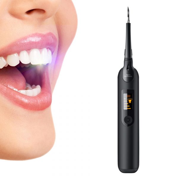 USB Rechargeable Electric Dental Calculus Tooth Cleaner with LED HD Screen_2