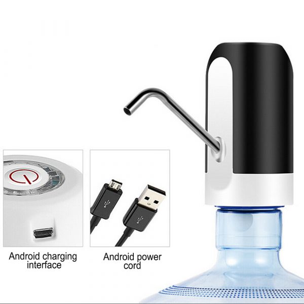 USB Rechargeable Electric Water Dispenser Water Bottle Pump Water Pumping Device_11