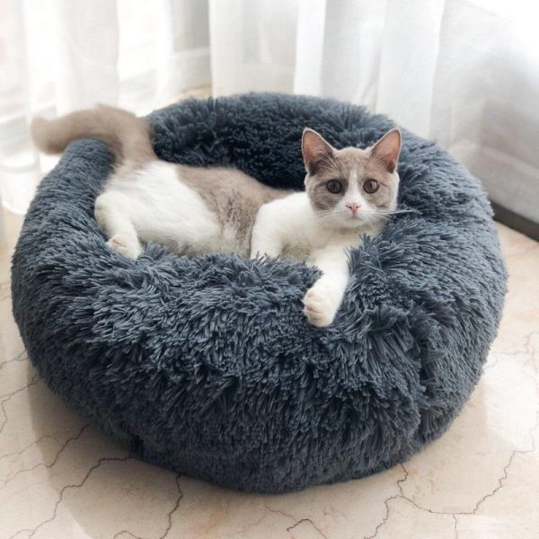 EXTRA Larger Sized Long Plush Super Soft Pet Bed_0