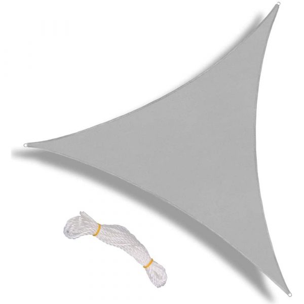 Outdoor Triangle Sunshade Large Cloth Canopy Triangular Shade_1