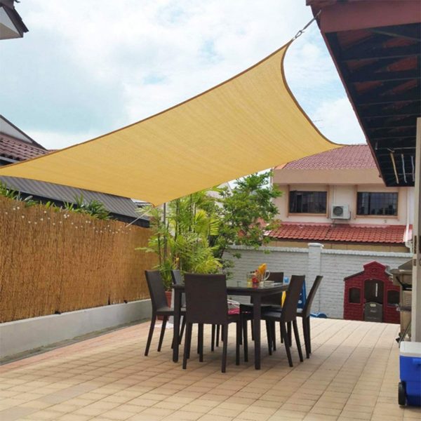 Outdoor Sail Sunshade Large Cloth Veranda Canopy UV Shade Net_5