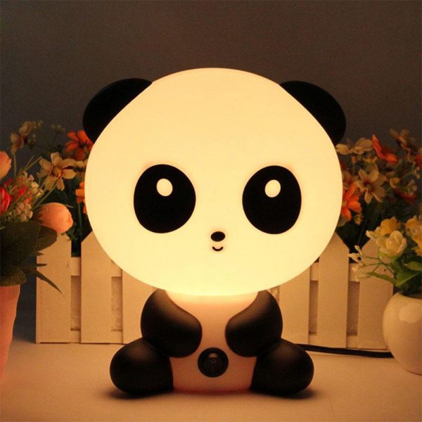 Portable LED Warm Light Panda Bedside Night Lamp_1