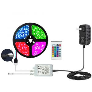 Remote Controlled Infrared Ready RGB LED Lights- AU, EU, UK, US Plug