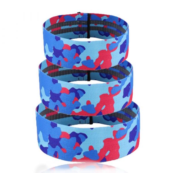 Camouflage Non-Slip Hip Trainer Resistance Bands_1