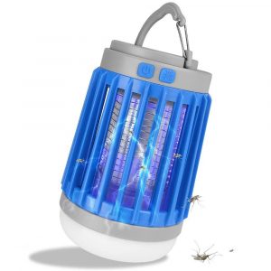 Solar Powered LED Outdoor Light and Mosquito Killer USB Charging