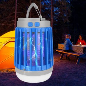 Solar Powered LED Outdoor Light and Mosquito Killer USB Charging