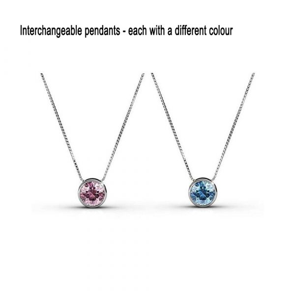 7-Day Pendant Necklace Set with Swarovski Crystals_6