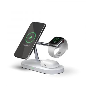 3-in-1 Wireless Magnetic Charger Desktop Charging Stand  for iPhone 12 series