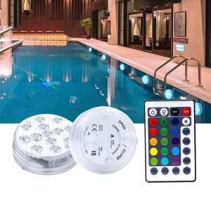 Remote Controlled Submersible LED Lights- Battery Operated