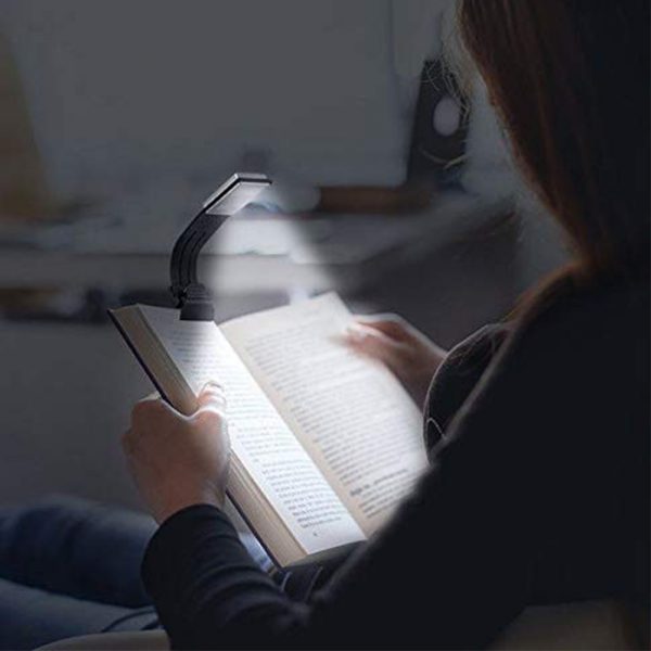 USB Rechargeable Portable LED Reading Booklight with Clip_10
