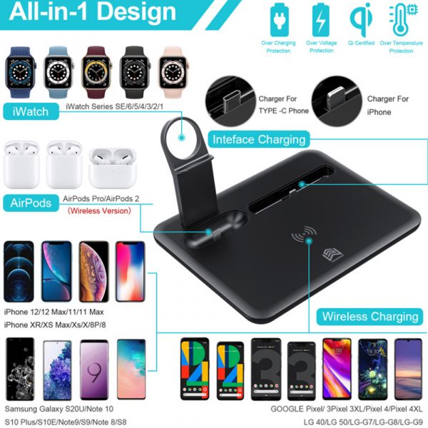 Multi-Function QI Enabled Wireless 3-in-1 Fast Charging Station_8