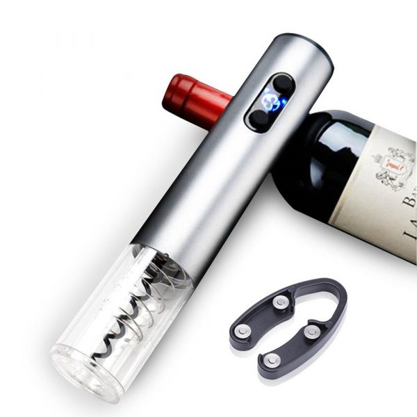 4-in-1 Electric Corkscrew Rechargeable Cordless Wine Bottle Opener Set_2