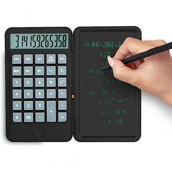 12-Digit Desktop Calculator with Portable LCD Handwriting Screen Writing Tablet_2