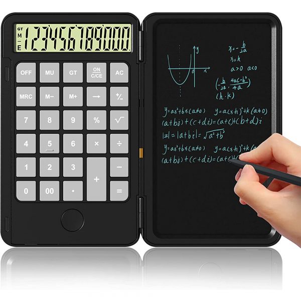 12-Digit Desktop Calculator with Portable LCD Handwriting Screen Writing Tablet_3