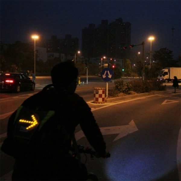LED Signal Lighting Vest Wireless Safety Bike Signal Turning Light_12