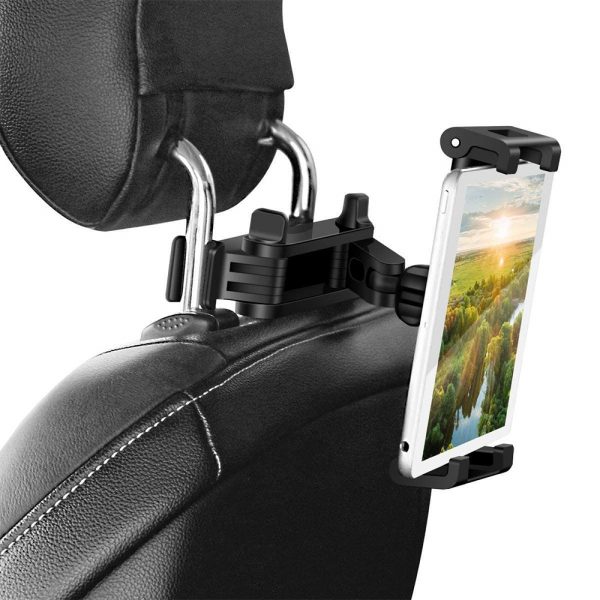 Universal Adjustable Angle Car Headrest Mobile Phone and Device Holder_2
