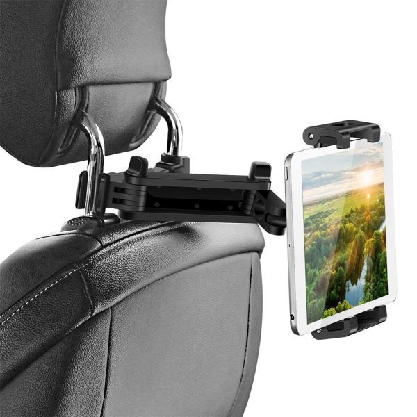 Universal Adjustable Angle Car Headrest Mobile Phone and Device Holder_3