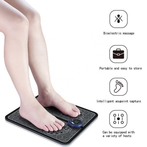 USB Rechargeable Foot Cushion and Massager with LCD Gear Display_11