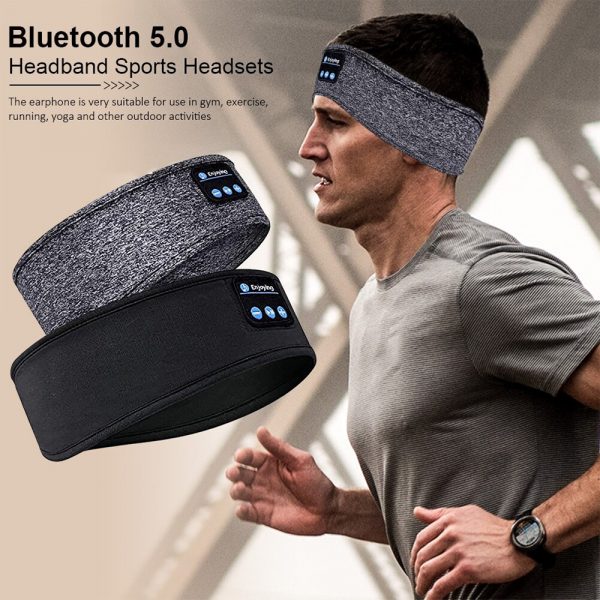 Wireless Bluetooth Musical Sleeping Exercising Headband_4