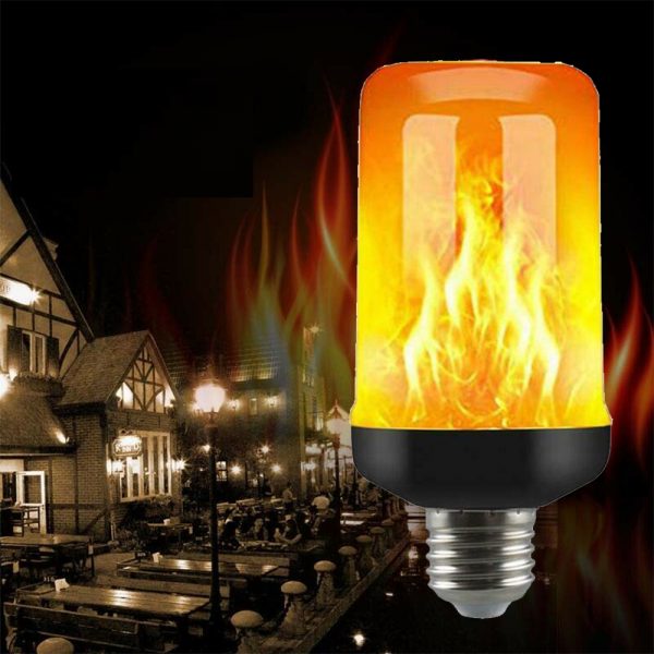 5W 4 Modes Burning Flickering Flame LED Light Bulb_3
