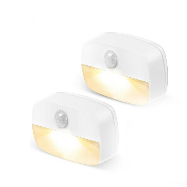 LED Motion Sensor Battery Operated Wireless Wall Closet Lamp Night Light_4