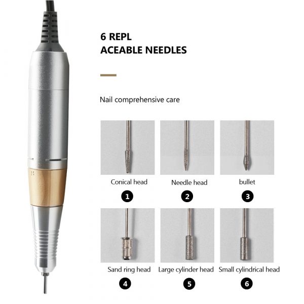 35000/20000 RPM Electric Nail Drill Machine Nail File Drill Set Kit_1