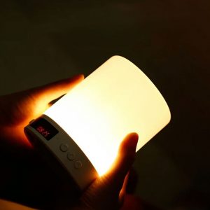 USB Rechargeable Touch Control LED Light and BT Speaker