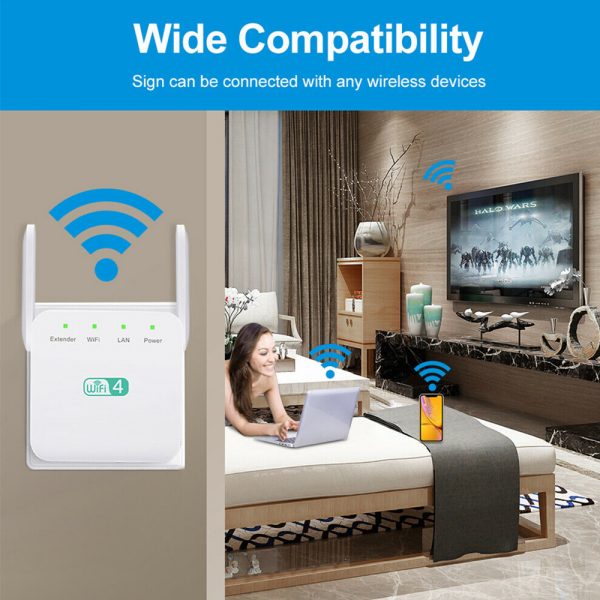 Wireless Wi-Fi Repeater Signal Amplifier Long Range Signal Booster Repeater_12