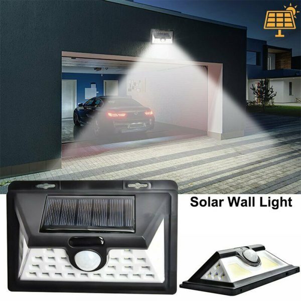 Solar Powered 32LED Body Induction Motion Sensor Outdoor Wall Light_4