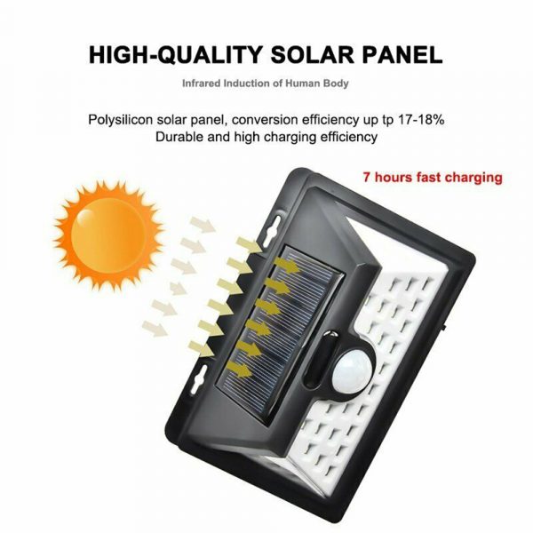 Solar Powered 32LED Body Induction Motion Sensor Outdoor Wall Light_10