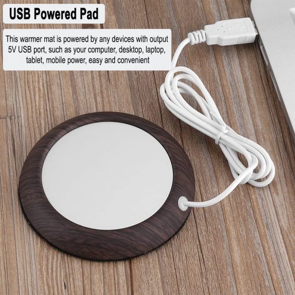 USB Interface Beverage Cup Heater Insulating Coffee Cup Coaster_8