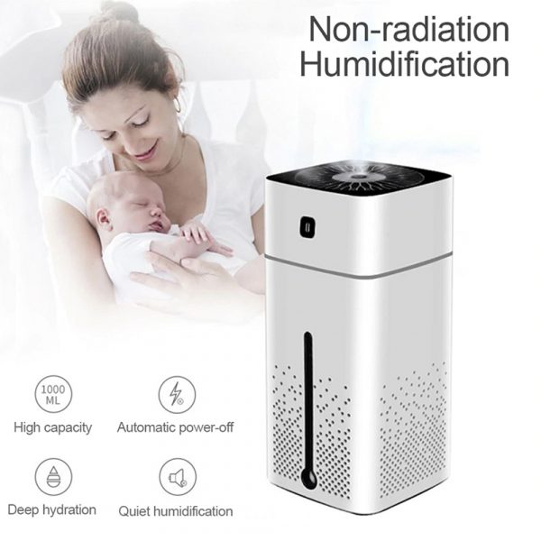 Large Capacity Air Humidifier Essential Oil Diffuser with LED_7