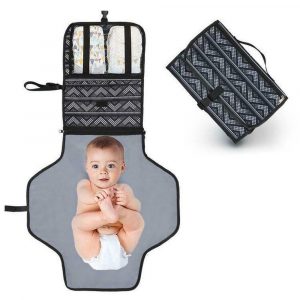 Portable Diaper Changing Pad Nappy Changing Detachable Clutch