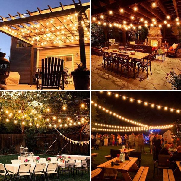 Solar-Powered LED 5-point Star String Lights Outdoor Decorative Lights_21