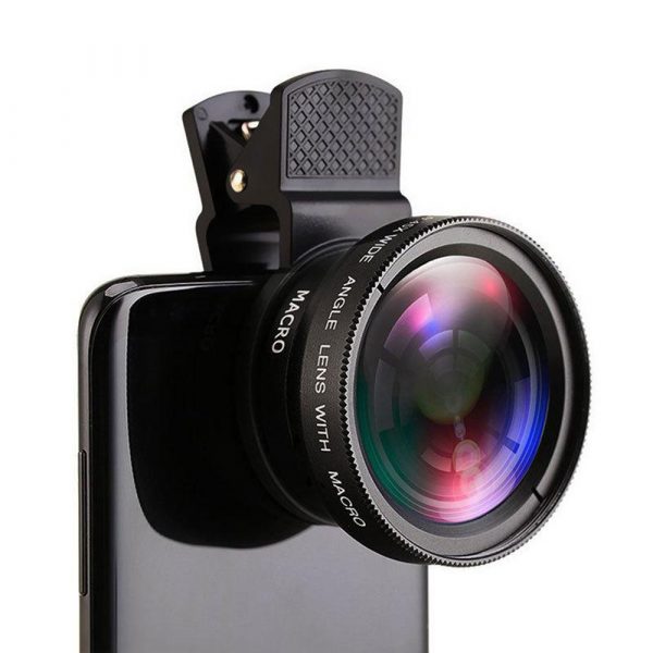 Universal 2-in-1 Wide Angle and Macro Lens Mobile Phone Clip HD Camera Lens_2