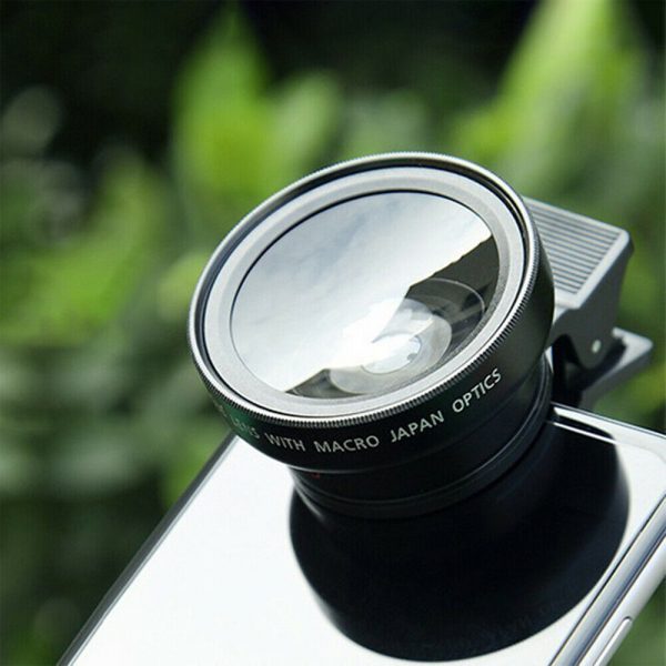 Universal 2-in-1 Wide Angle and Macro Lens Mobile Phone Clip HD Camera Lens_4