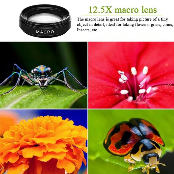 Universal 2-in-1 Wide Angle and Macro Lens Mobile Phone Clip HD Camera Lens_12